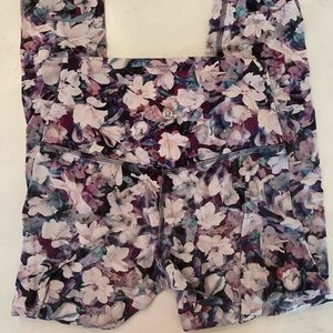 Lululemon align high rise legging with purple florals